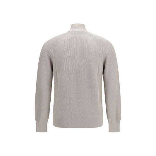 Beige Cotton Sweatshirt