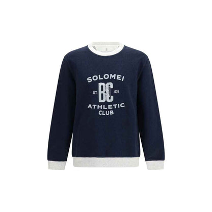 Blue Cotton Sweatshirt