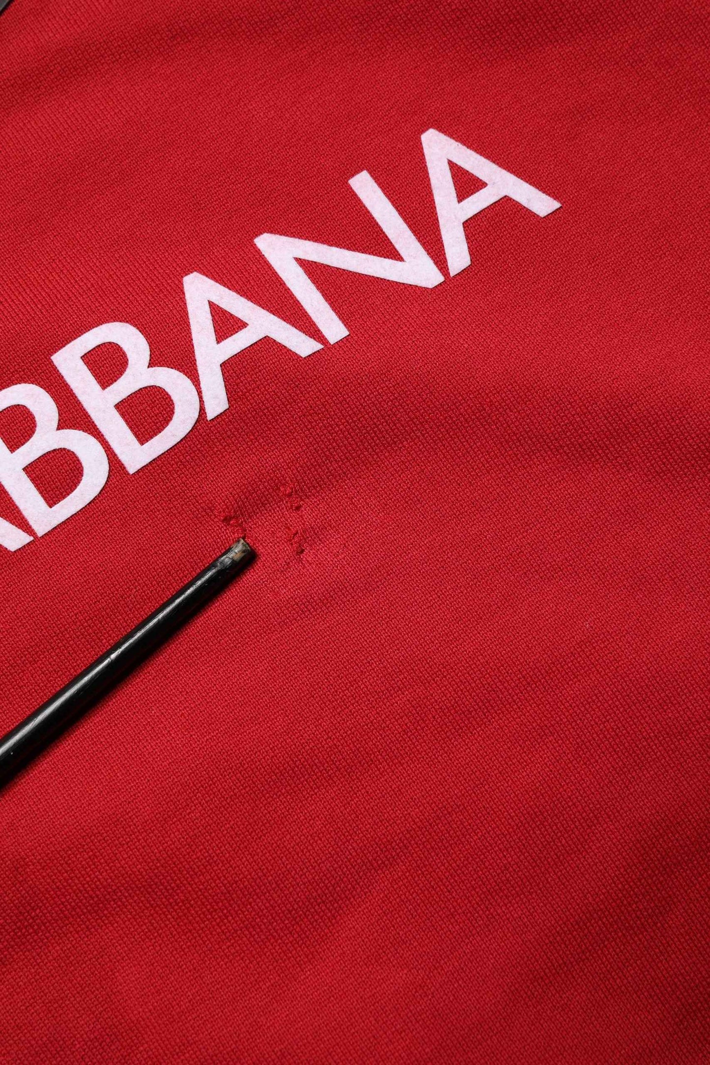 Red Cotton DG Logo Jersey Sweatshirt Sweater