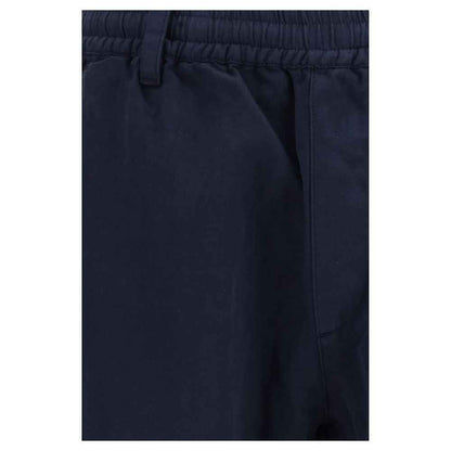 Blue Cotton Cargo Pants