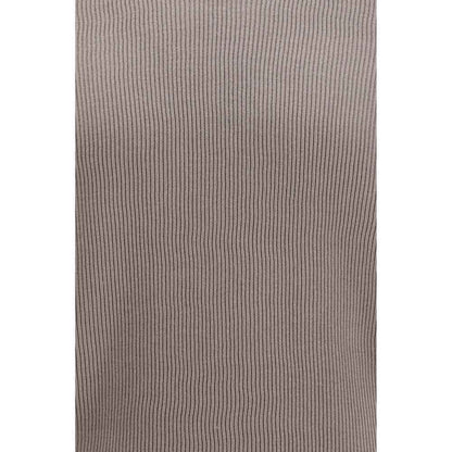 Gray Cotton Polo Shirt