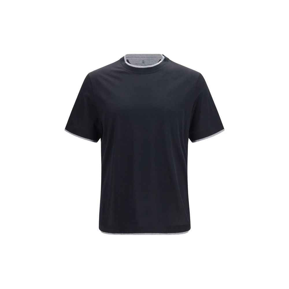 Black Silk T-Shirt
