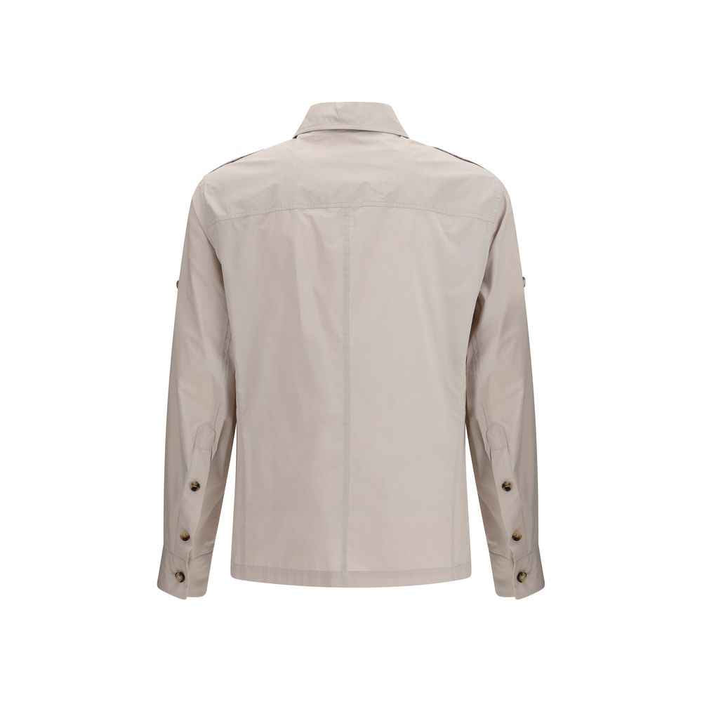 Beige Cotton Coat