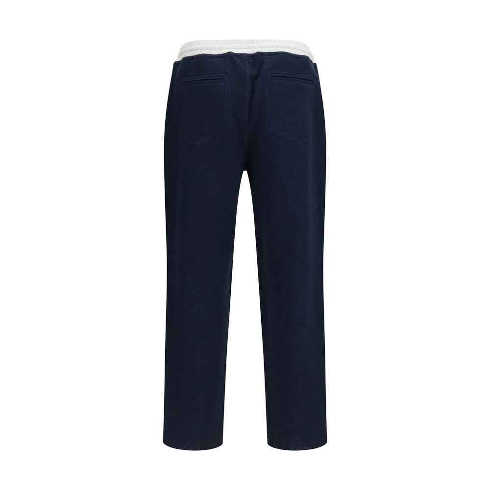 Blue Cotton Joggers (Workout Pants)