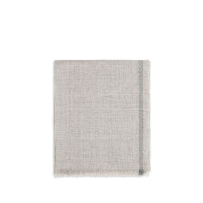 Gray Linen Scarf