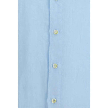 Blue Linen Longsleeve Shirt
