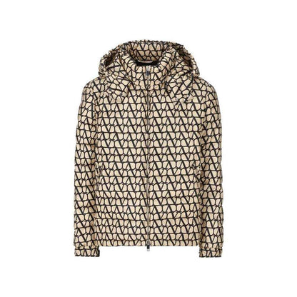 Beige Polyamide Coat