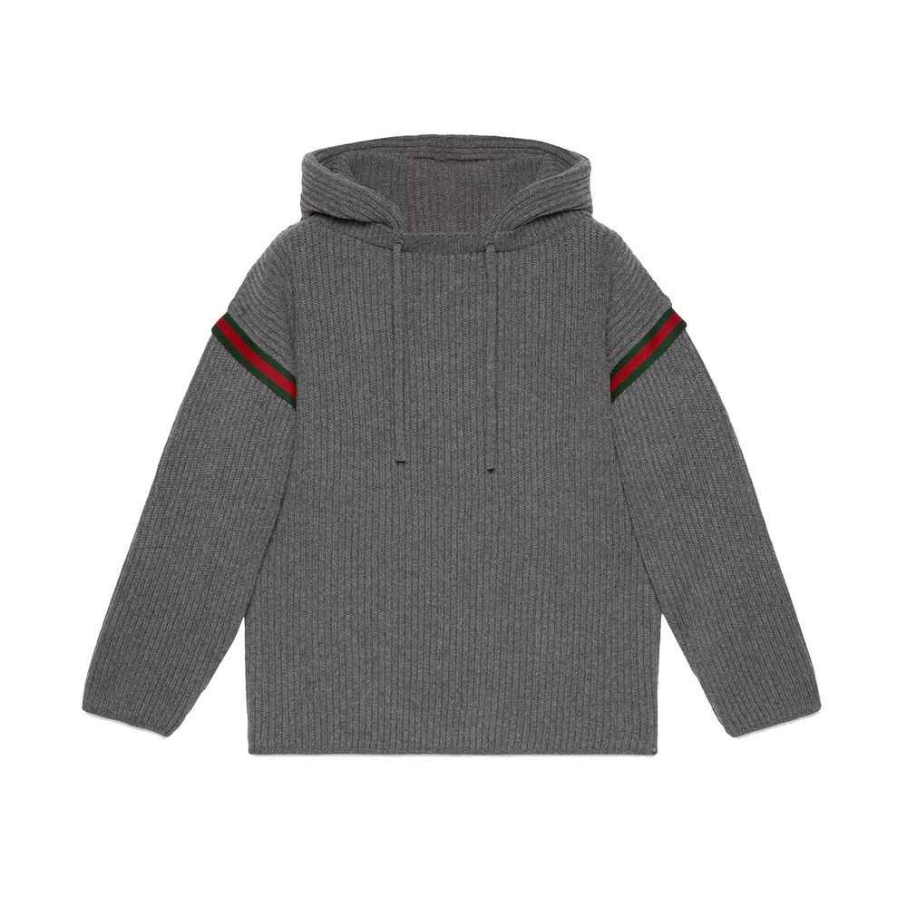 Gray Cashmere Sweatshirt