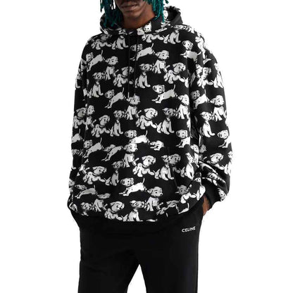 Black Cotton Sweatshirt