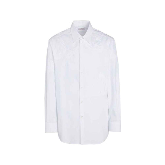 White Cotton Dress Shirt