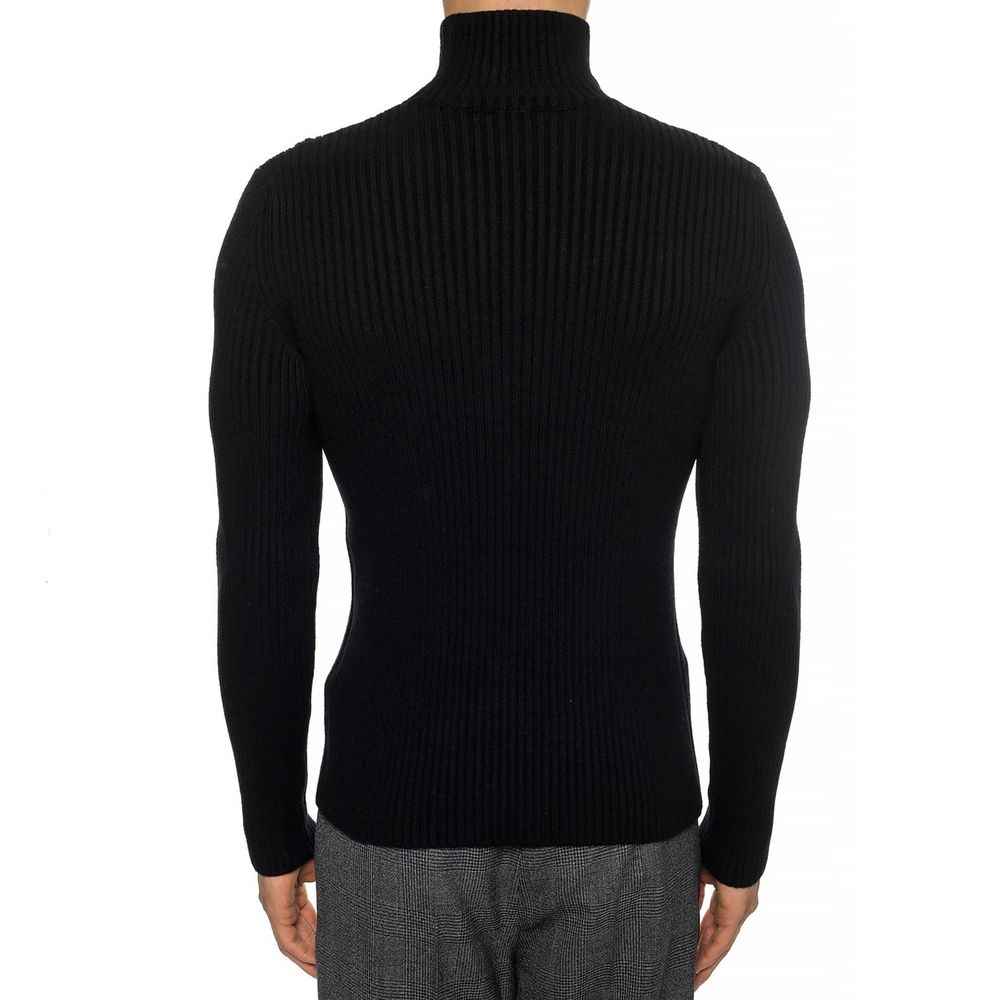 Black Cashmere Turtleneck