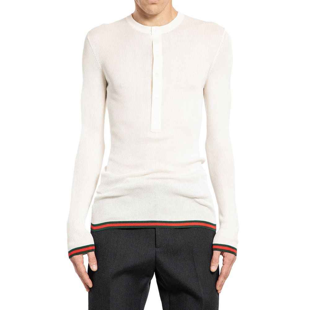 White Silk T-Shirt