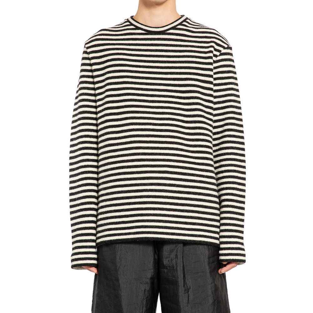 White Wool Long Sleeve T-Shirt