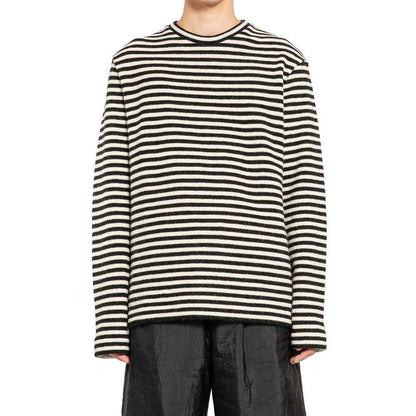 White Wool Long Sleeve T-Shirt