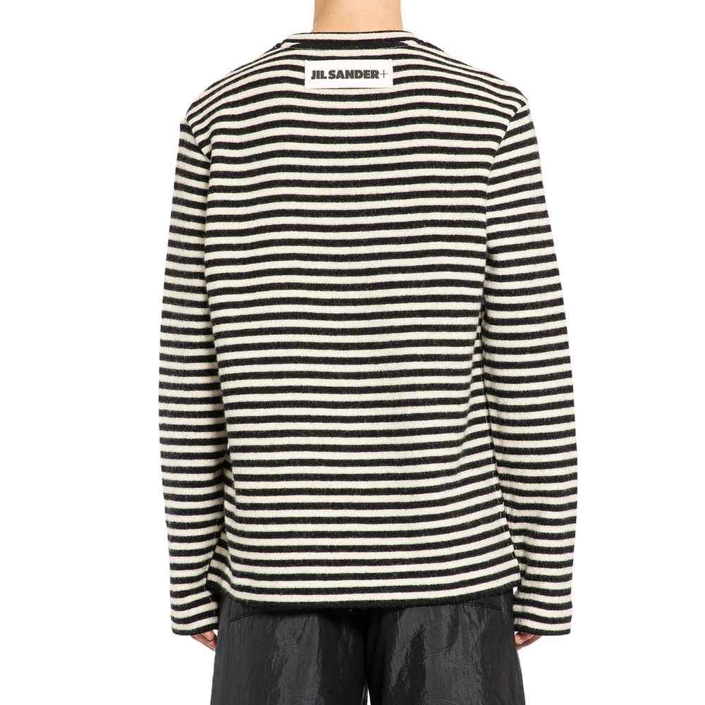 White Wool Long Sleeve T-Shirt