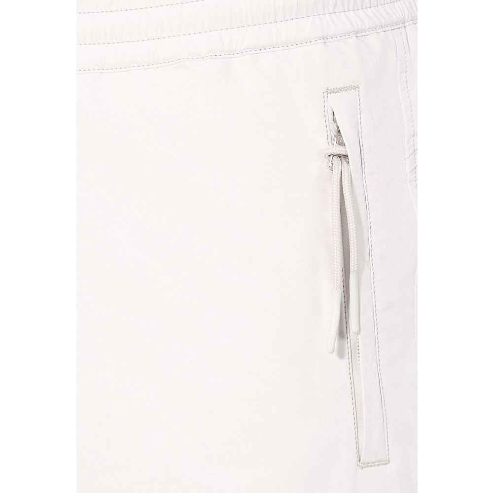 Gray Polyester Athletic Pants