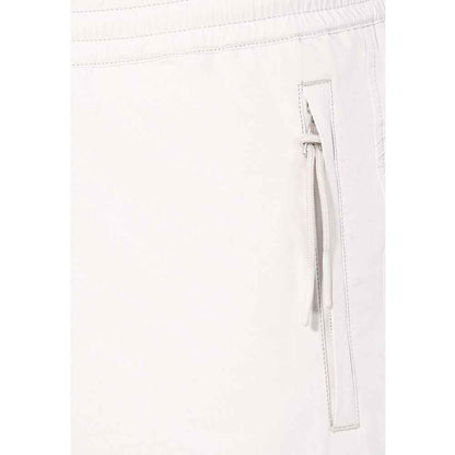 Gray Polyester Athletic Pants