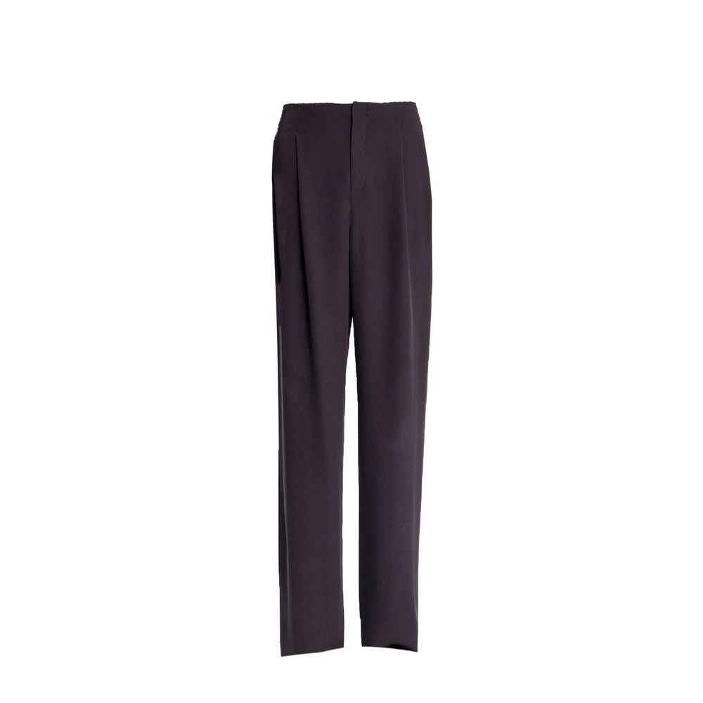 Brown Silk Dress Pants