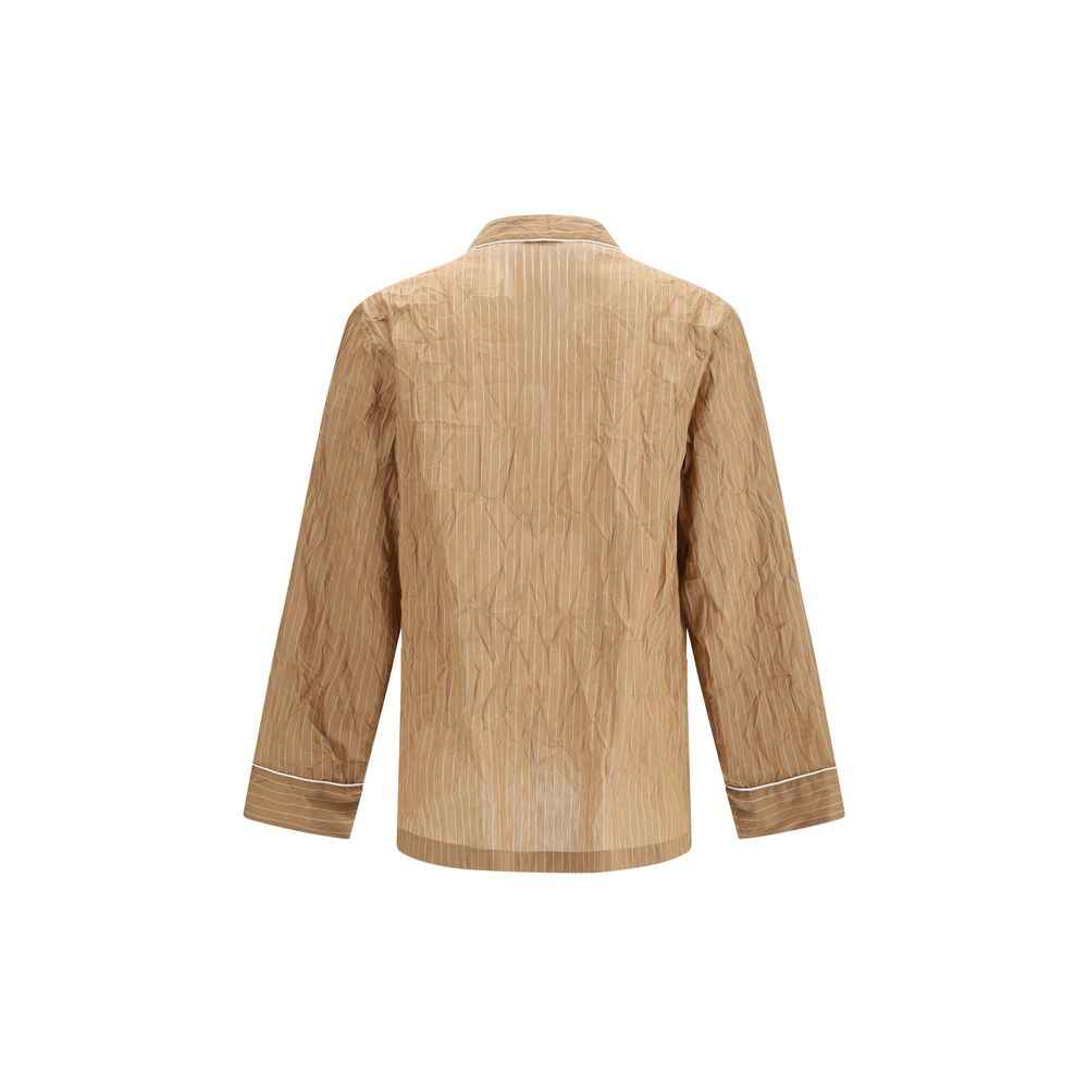 Beige Linen Robe