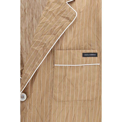 Beige Linen Robe