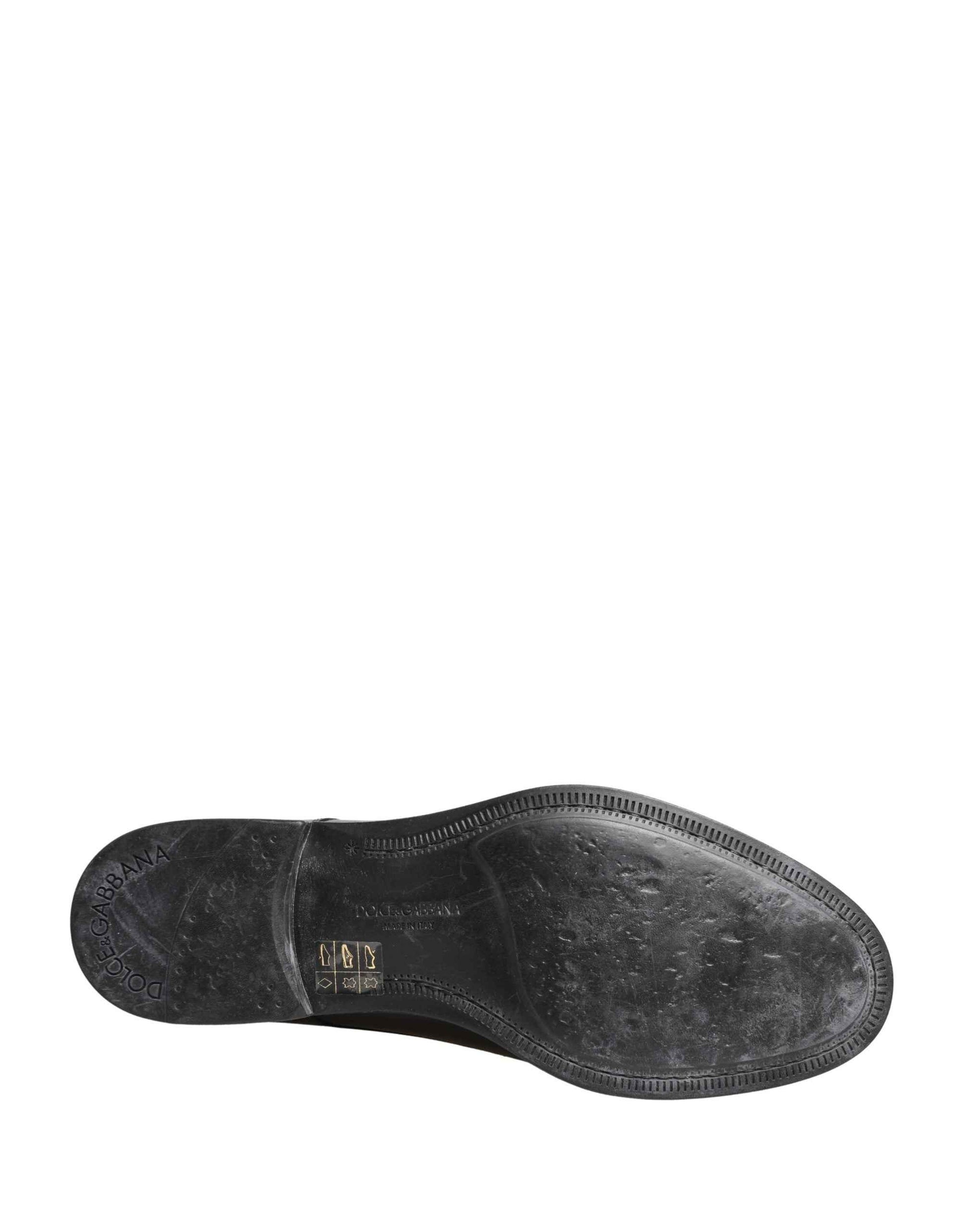 Black Calfskin Leather Derby Men Dress Shoes