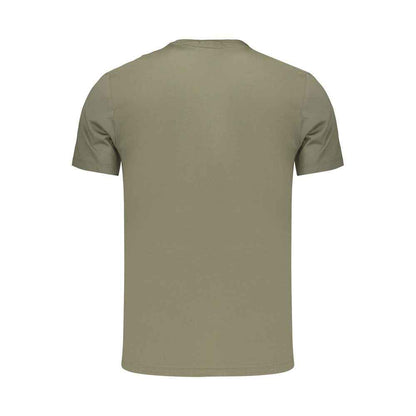 Green Cotton Men's T-Shirt