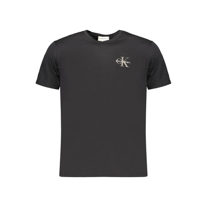 Black Cotton Men's T-Shirt