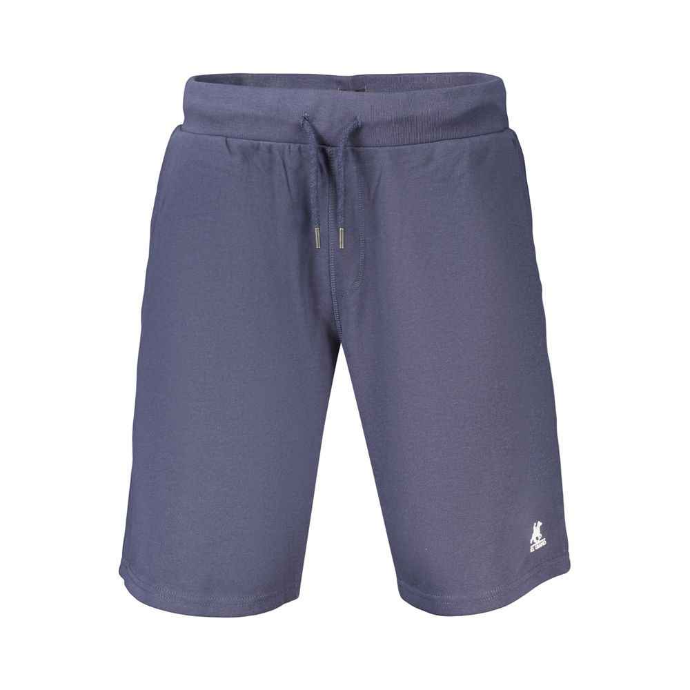 Blue Cotton Mens Sweatpants