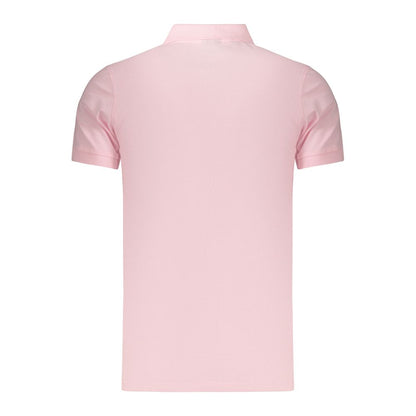Pink Cotton Men's Polo Shirt