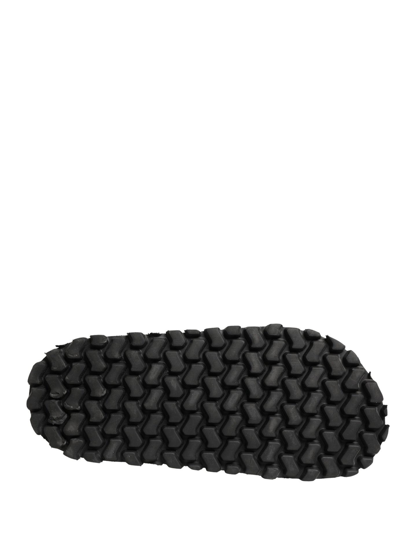 Black Ruching Detail Flats Men Sandals Shoes