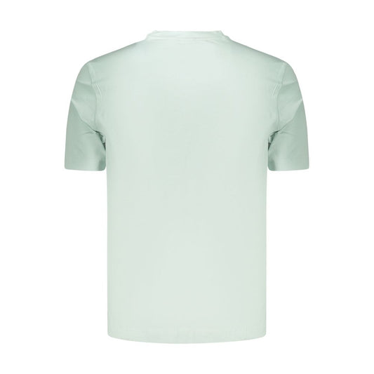 Blue Cotton Men's T-Shirt