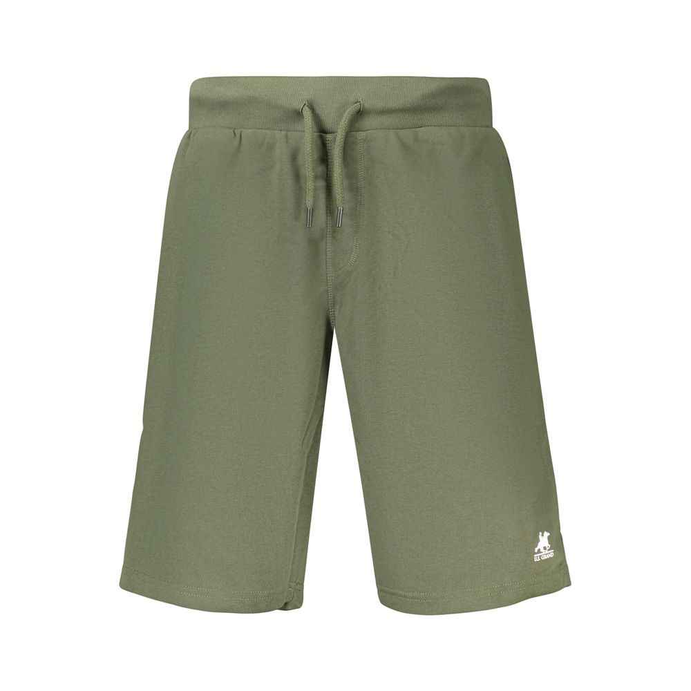 Green Cotton Menswear Pant