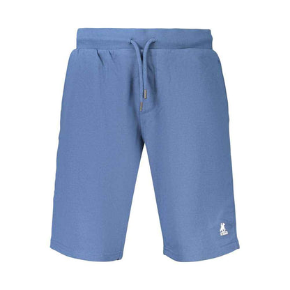 Blue Cotton Men's Pants