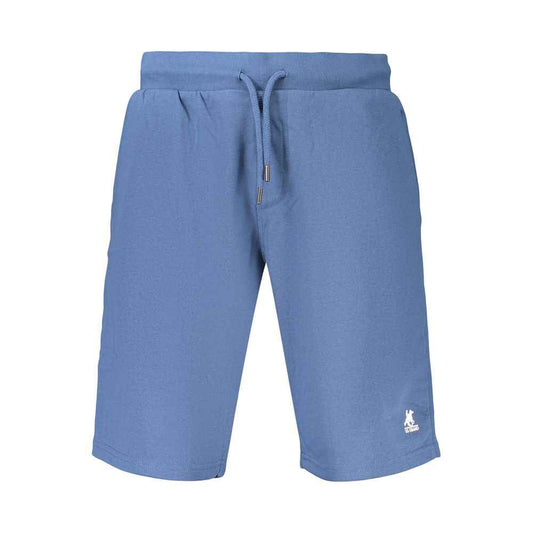 Blue Cotton Men's Pants