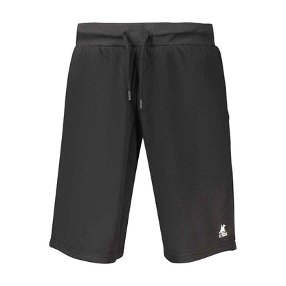 Black Cotton Men's Sweatpants