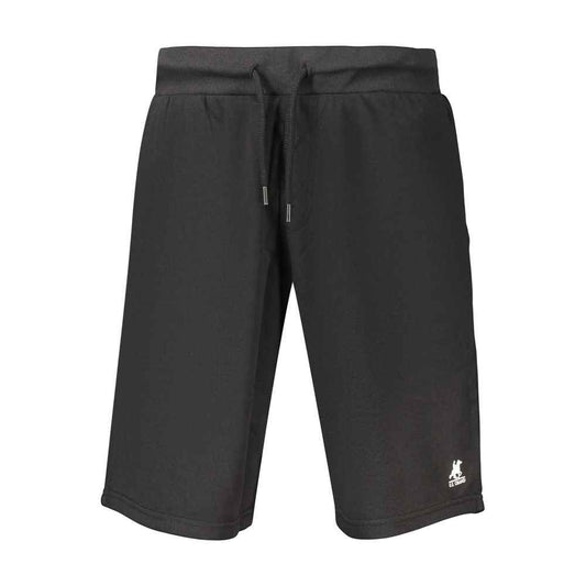 Black Cotton Men's Sweatpants