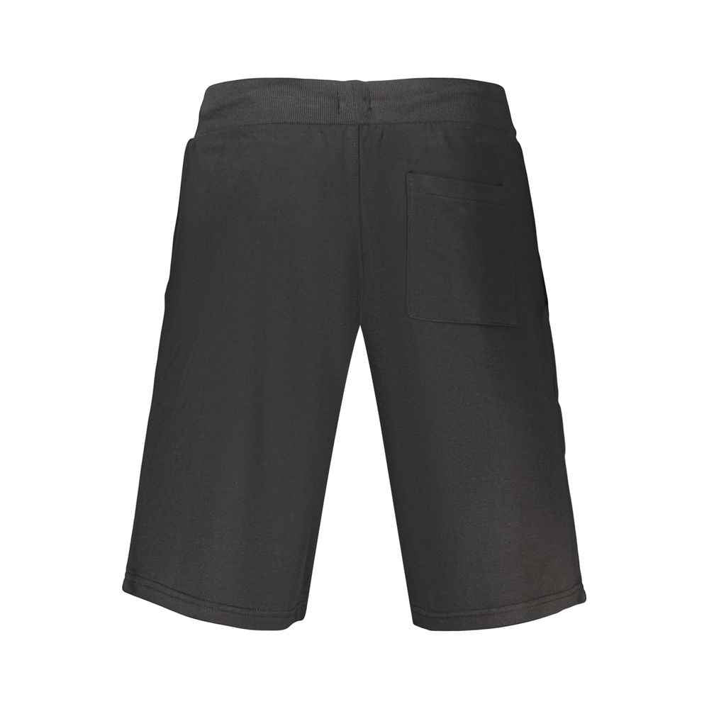 Black Cotton Men's Sweatpants