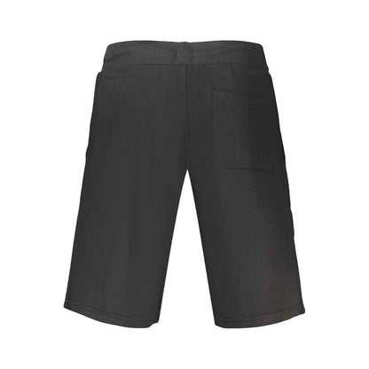 Black Cotton Men's Sweatpants