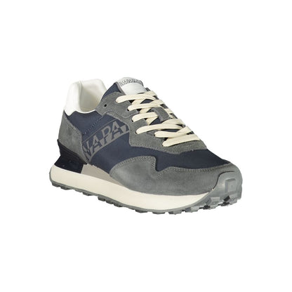 Blue Poliuretano Men's Sneaker