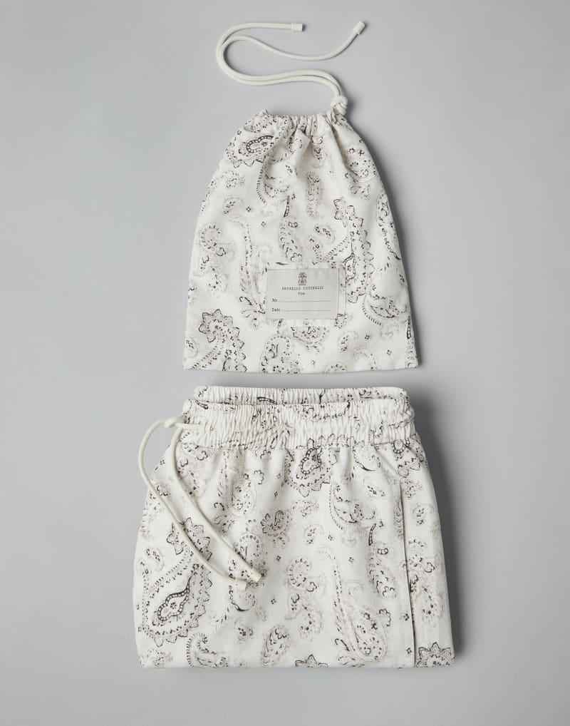 Bicolor Polyester Shorts