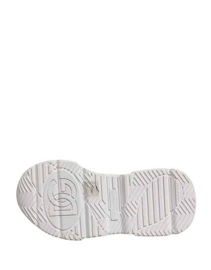 White Leather Daymaster Low Top Sneakers Shoes