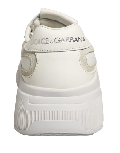White Leather Daymaster Low Top Sneakers Shoes