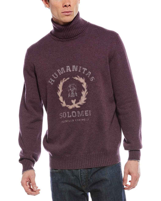 Brown Cashmere Turtleneck
