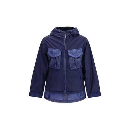 Blue Polyamide Shell Jacket