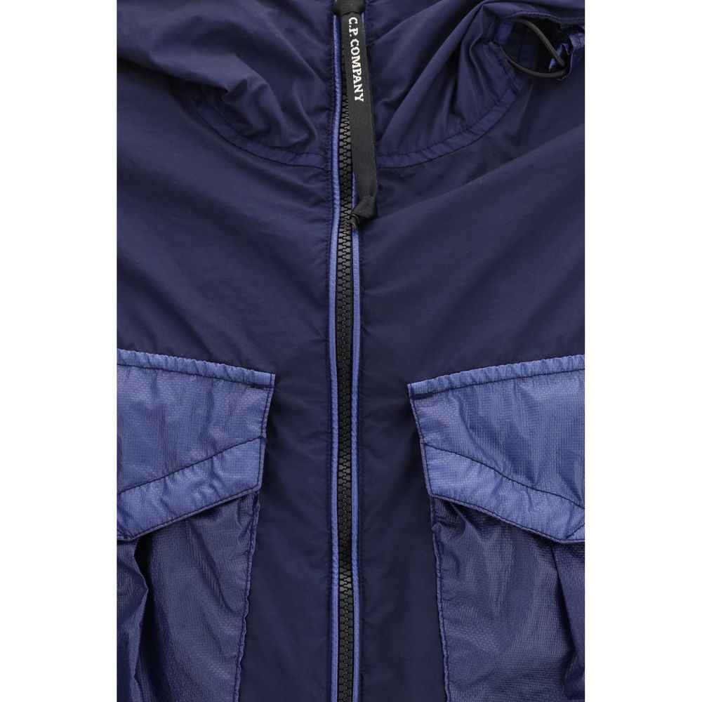 Blue Polyamide Shell Jacket