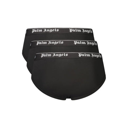 Black Cotton Men's Underwear