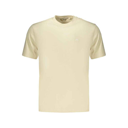 Beige Cotton Mens T-Shirt