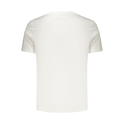White Cotton Men's T-Shirt