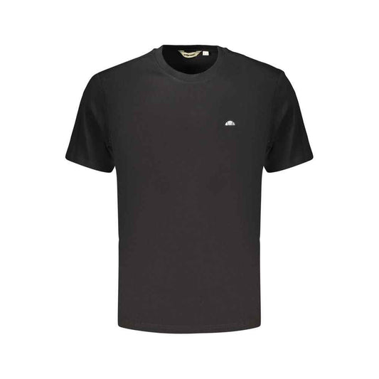 Black Cotton Men's T-Shirt