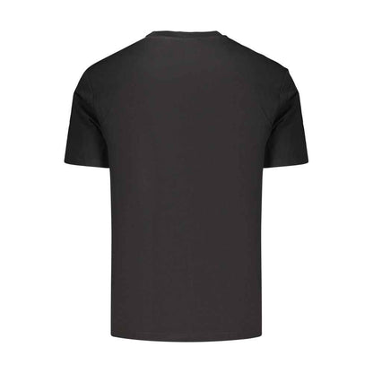 Black Cotton Men's T-Shirt